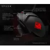 HP OMEN by Reactor hiir, paremakäeline, optiline, USB-tüüp-A, 16000 DPI, 0,2 ms, must