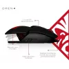 HP OMEN by Reactor hiir, paremakäeline, optiline, USB-tüüp-A, 16000 DPI, 0,2 ms, must