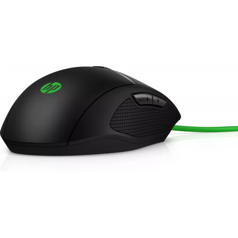 HP Pavilion Gaming hiir 300, mõlemakäeline, optiline, USB Type-A, 5000 DPI, must, roheline