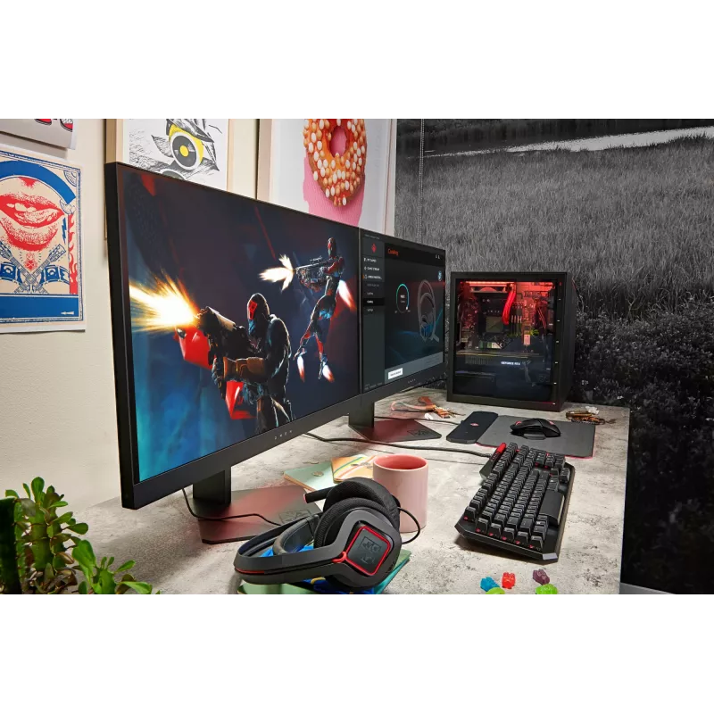 HP OMEN X 27 arvutimonitor 68,6 cm (27 tolli) 2560 x 1440 pikslit Quad HD Must (taastatud toode)