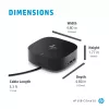 HP USB-C Dock G5, Juhtmega, USB 3.2 Gen 1 (3.1 Gen 1) USB-C, Must, Must, Hiina, Tai, Mehhiko, HP