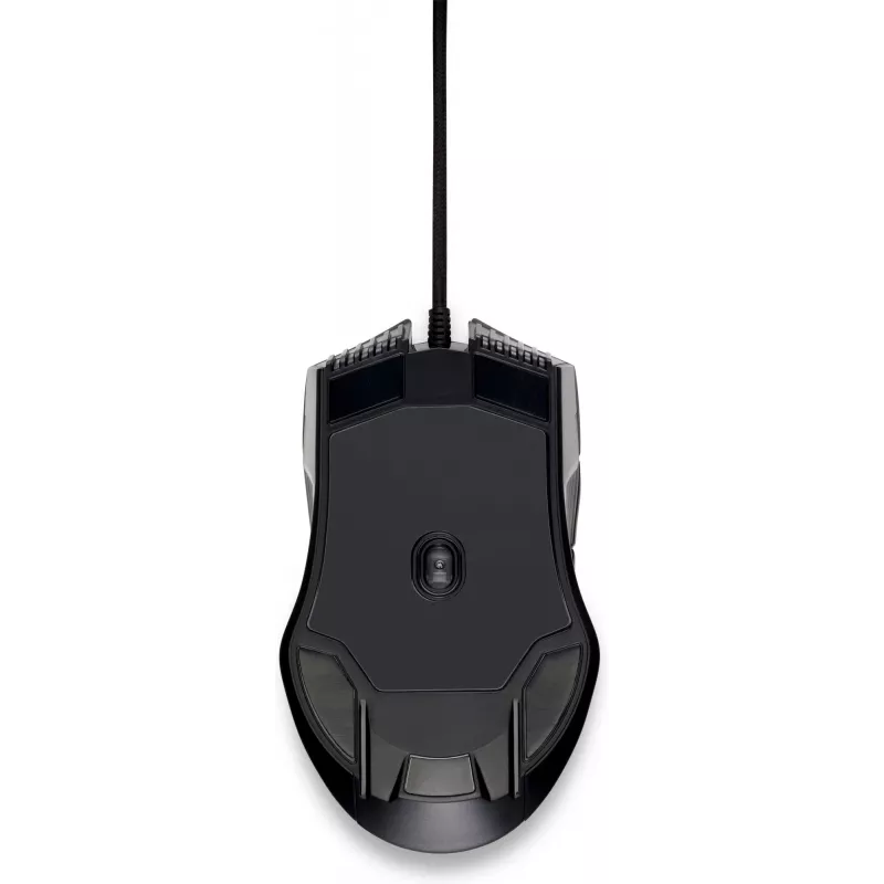 HP X220 taustvalgustusega mängurihiir, mõlemakäeline, optiline, USB Type-A, 3600 DPI, must