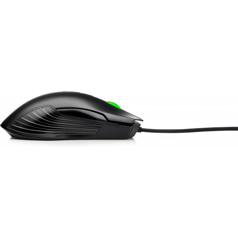 HP X220 taustvalgustusega mängurihiir, mõlemakäeline, optiline, USB Type-A, 3600 DPI, must
