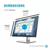 HP E-Series E22 G4 arvutimonitor 54,6 cm (21,5 tolli) 1920 x 1080 pikslit Full HD LCD Must, Hõbedane