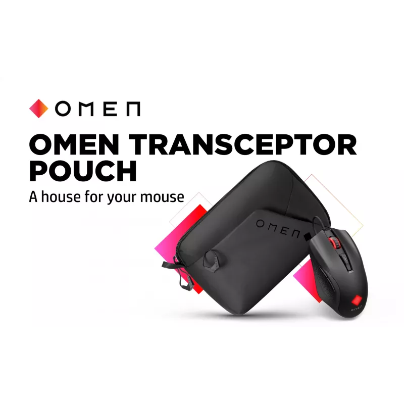 HP OMEN Transceptor Pouch, Nailon, 230 mm, 160 mm, 70 mm, 160 g, Must