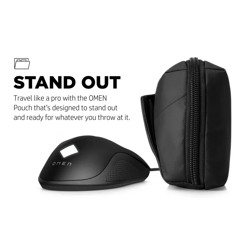 HP OMEN Transceptor Pouch, Nailon, 230 mm, 160 mm, 70 mm, 160 g, Must