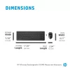 HP Wireless Rechargeable 950MK hiir and klaviatuur Full-size Wireless Mechanical