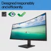 HP P34hc G4 WQHD USB-C kumer monitor, 86,4 cm (34 tolli), 3440 x 1440 pikslit, Wide Quad HD, LCD, 5 ms, must