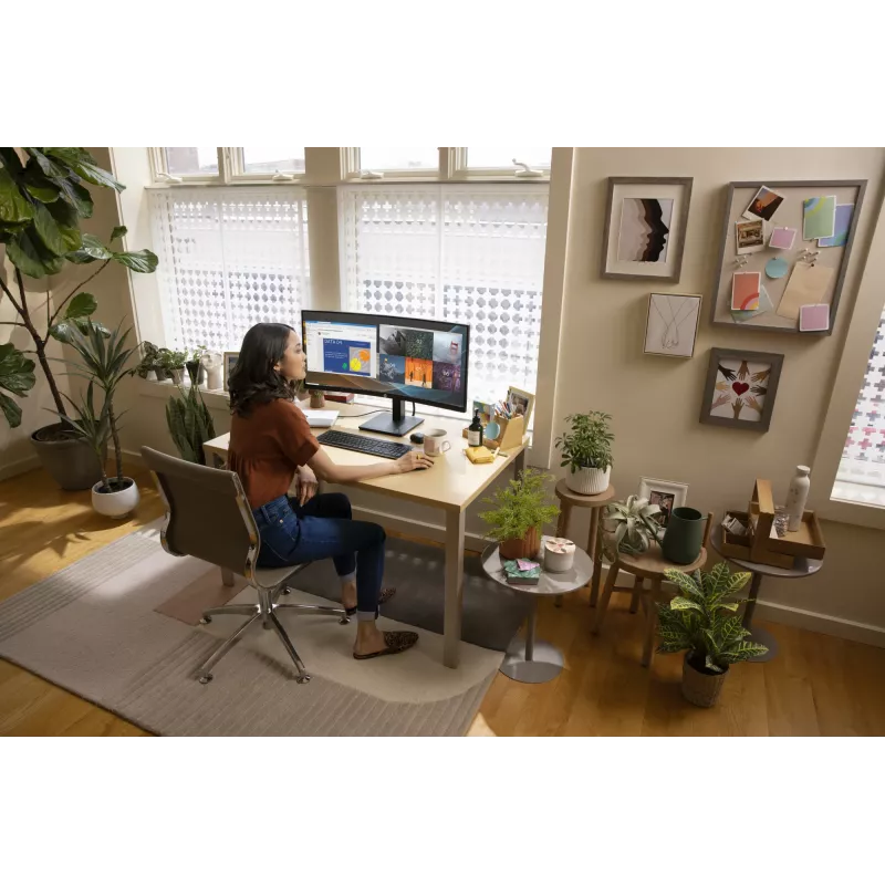 HP P34hc G4 WQHD USB-C kumer monitor, 86,4 cm (34 tolli), 3440 x 1440 pikslit, Wide Quad HD, LCD, 5 ms, must
