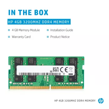 HP 286H5AA mälumoodul 4 GB 1 x 4 GB DDR4 260-kontaktiline SO-DIMM