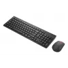 Lenovo 4X31R64462 klaviatuur, hiir kaasas, kontor, RF-juhtmevaba + Bluetooth, taani keel, must