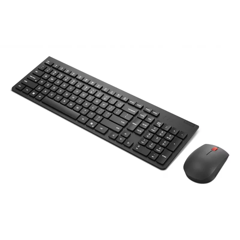 Lenovo 4X31R64462 klaviatuur, hiir kaasas, kontor, RF-juhtmevaba + Bluetooth, taani keel, must