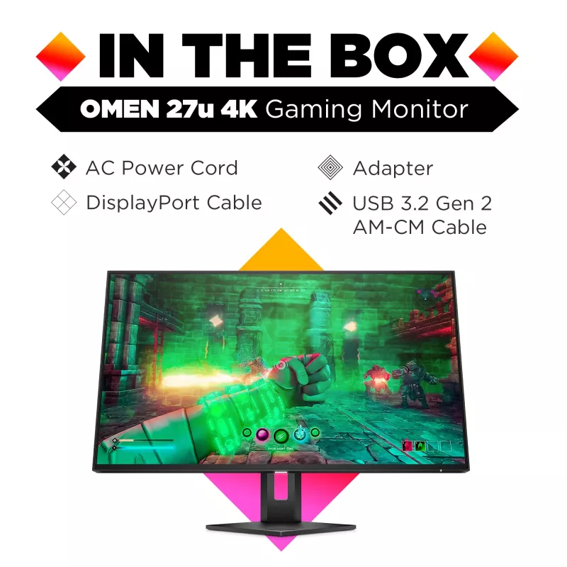 Monitor HP OMEN 27u 27-tolline 4K Ultra HD LCD 3840 x 2160