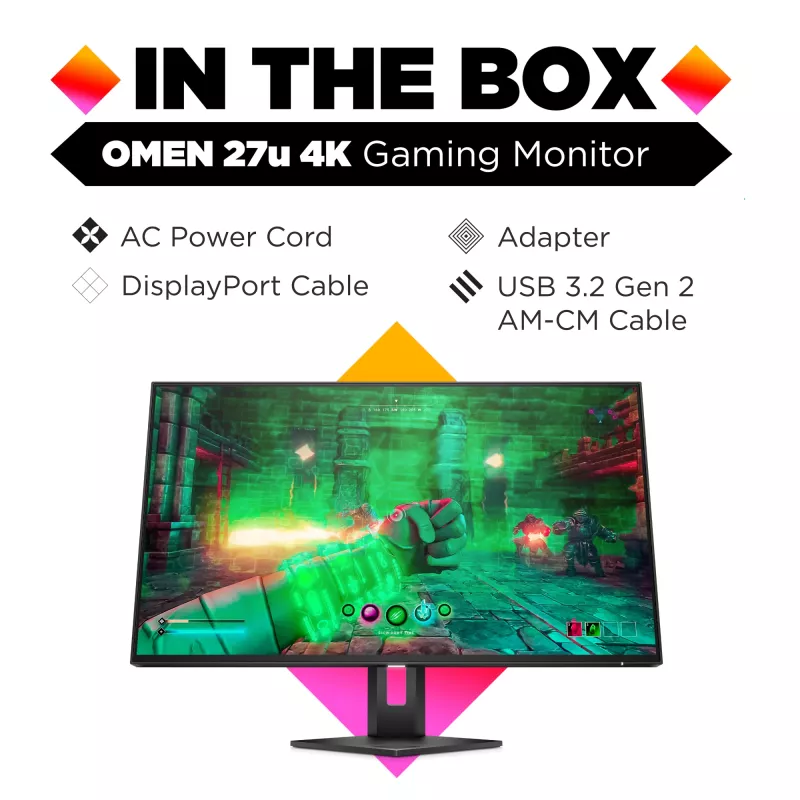 Monitor HP OMEN 27u 27-tolline 4K Ultra HD LCD 3840 x 2160