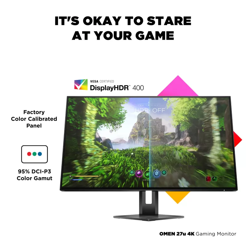 Monitor HP OMEN 27u 27-tolline 4K Ultra HD LCD 3840 x 2160