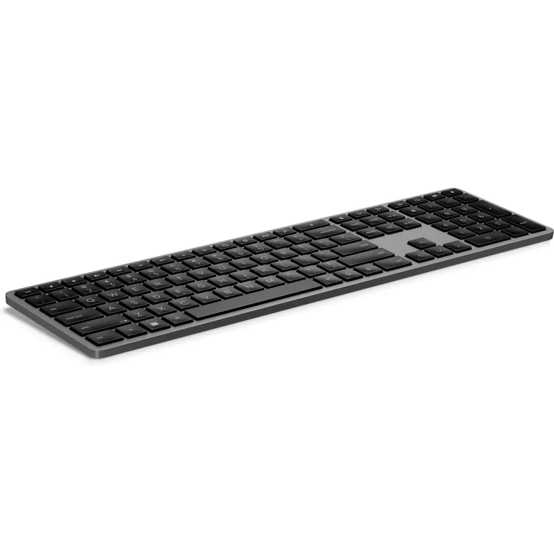 HP 975 kaherežiimiline juhtmevaba klaviatuur, täissuuruses, raadiosageduslik juhtmevaba, Bluetooth, must