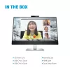 HP E27m G4 QHD USB-C konverentsimonitor, 68,6 cm (27 tolli), 2560 x 1440 pikslit, Quad HD, LCD, 5 ms, must, hõbedane