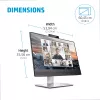 HP E24m G4 FHD USB-C konverentsimonitor, 60,5 cm (23,8 tolli), 1920 x 1080 pikslit, Full HD, LCD, 5 ms, must, hõbedane