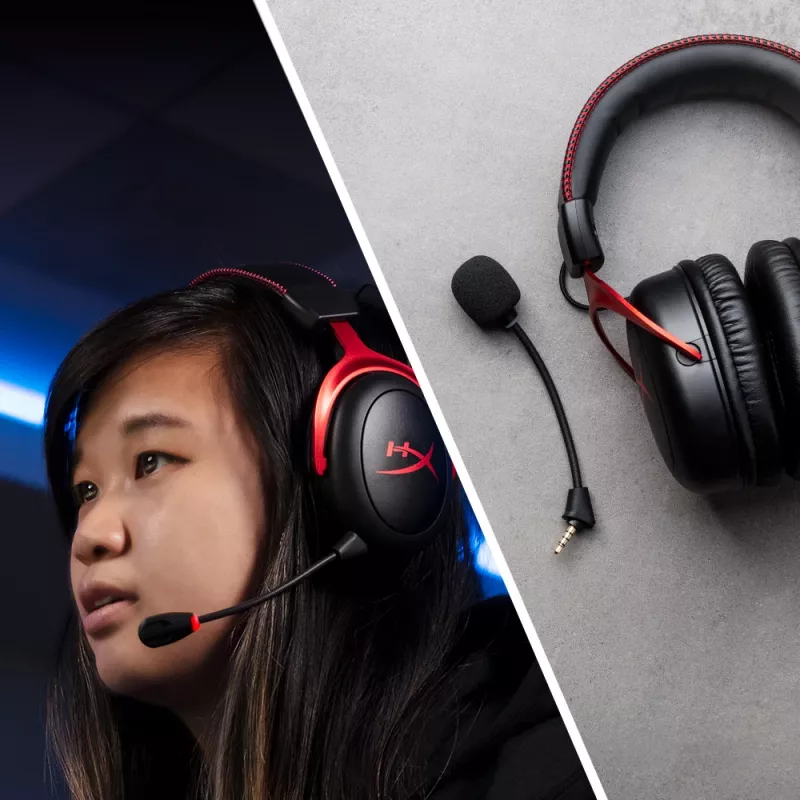 HyperX Cloud II Wireless - mänguri peakomplekt (must-punane)