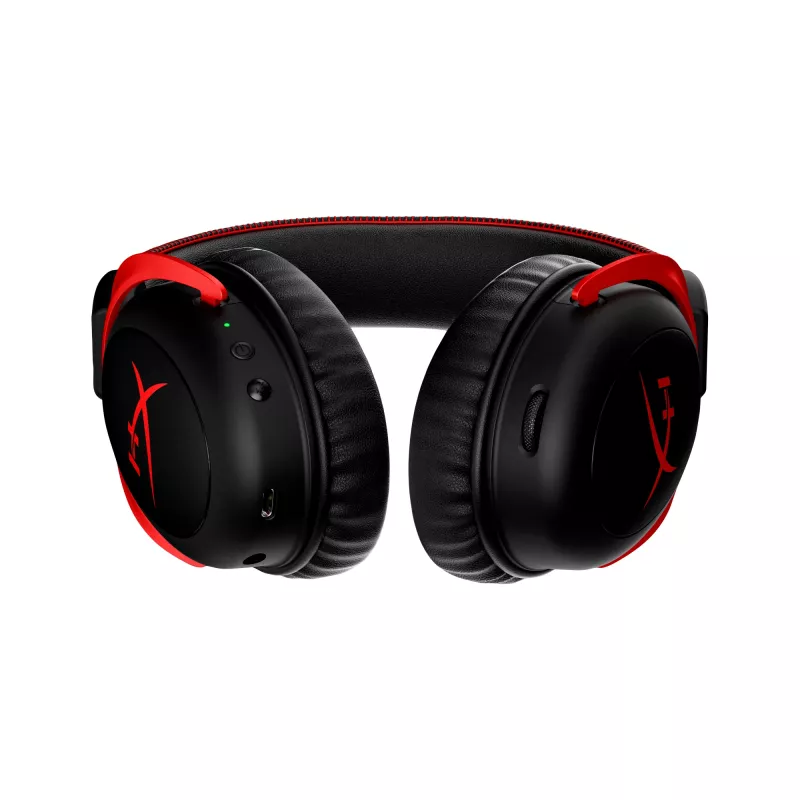 HyperX Cloud II Wireless - mänguri peakomplekt (must-punane)