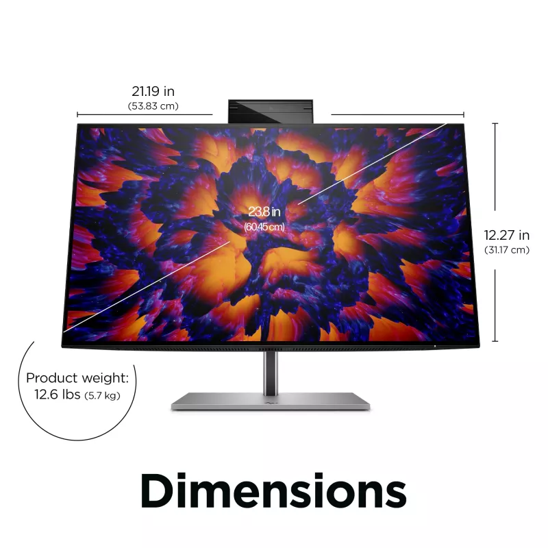 Monitor HP Z24m G3 23,8-tolline Quad HD 2560 x 1440