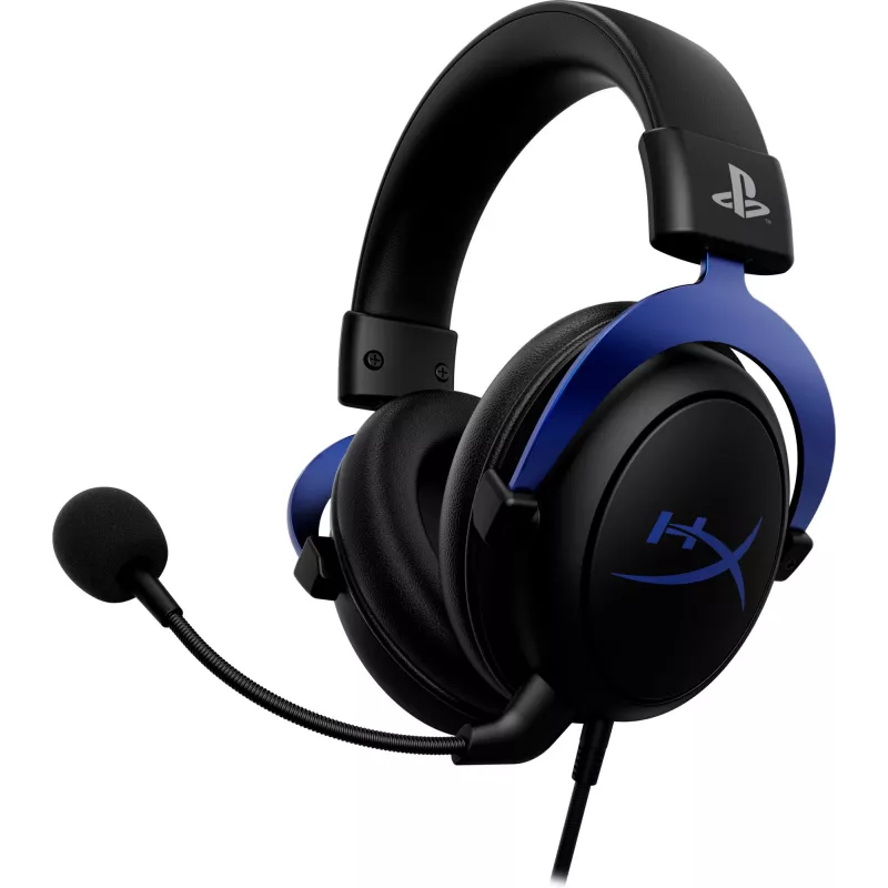 HyperX Cloud – mängukõrvaklapid – PS5-PS4 (must-sinine)