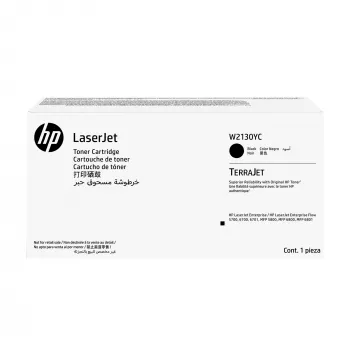 HP W2130YC must lepinguline originaal LaserJet toonerikassett, must, 1 tk