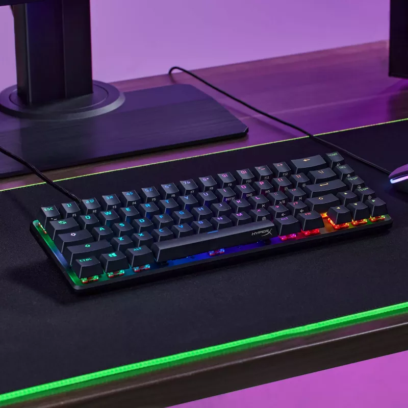 HyperX Alloy Origins 65 - mehaaniline mänguriklaviatuur - HX Aqua (US paigutus)