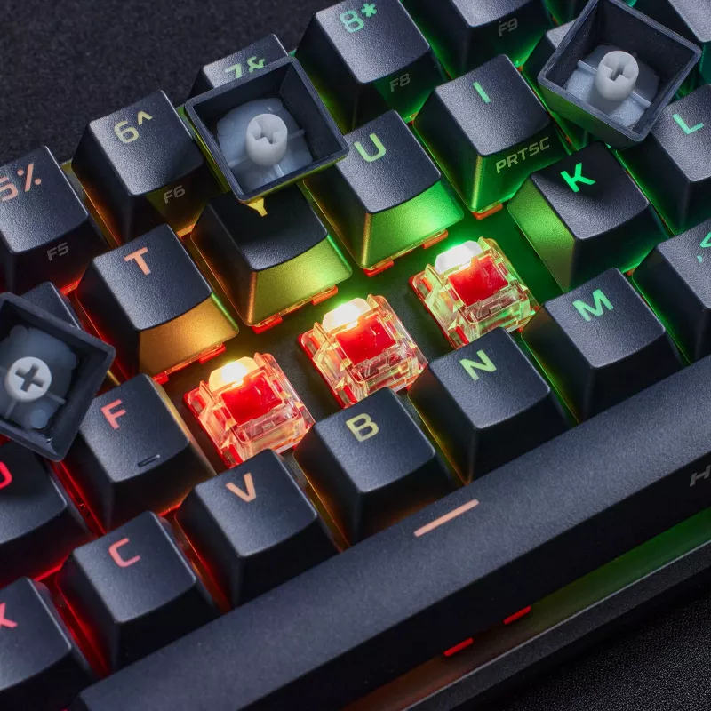 HyperX Alloy Origins 65 - mehaaniline mänguriklaviatuur - HX Aqua (US paigutus)