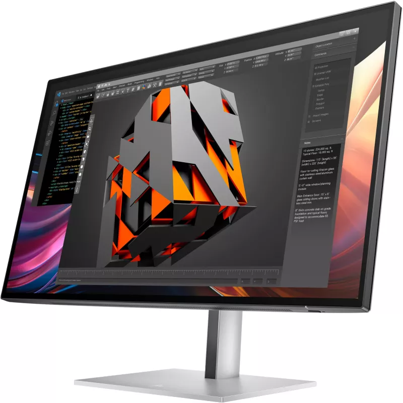 HP Series 7 Pro 27-tolline QHD-kuvar - 727pq, 68,6 cm (27 tolli), 2560 x 1440 pikslit, Quad HD, LCD, 5 ms