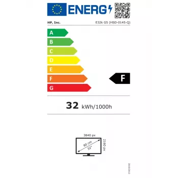 Monitor HP E32k G5 31,5-tolline 4K Ultra HD 3840 x 2160 pikslit