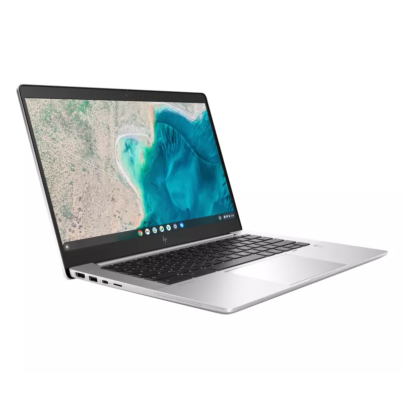 HP Elite c640 G3 Intel® Core™ i5 i5-1245U Chromebook 35.6 cm (14 tolli) Full HD 16 GB LPDDR4x-SDRAM 256 GB SSD Wi-Fi 6 (802.11ax) ChromeOS hõbedane