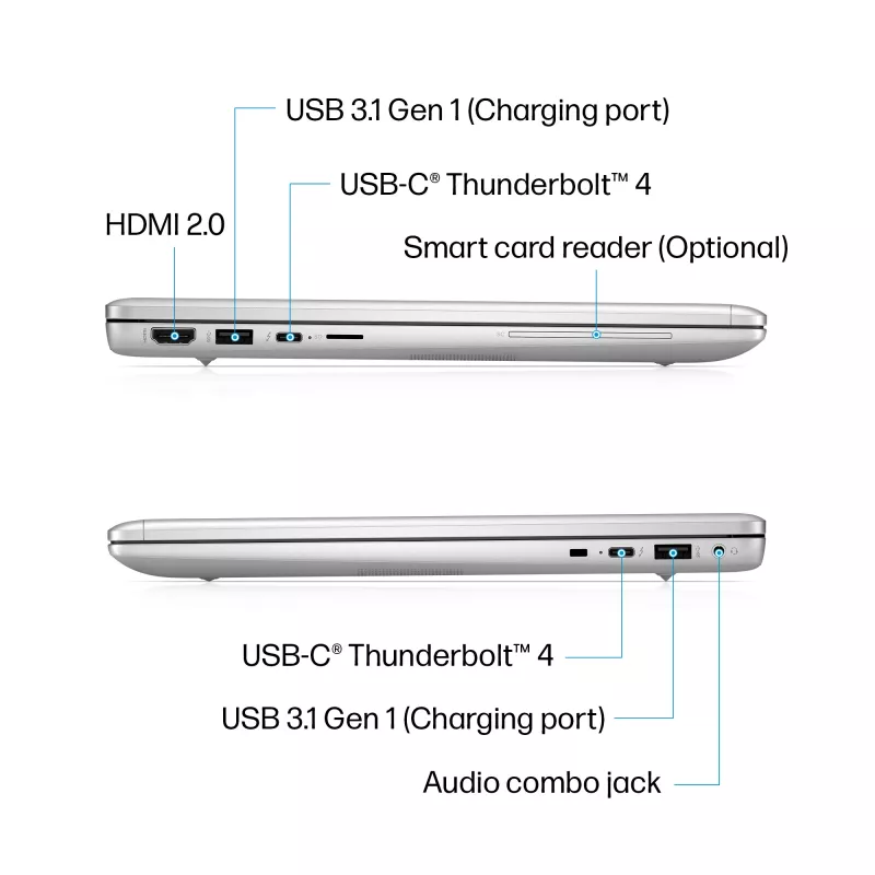 HP Elite c640 G3 Intel® Core™ i5 i5-1245U Chromebook 35.6 cm (14 tolli) Full HD 16 GB LPDDR4x-SDRAM 256 GB SSD Wi-Fi 6 (802.11ax) ChromeOS hõbedane