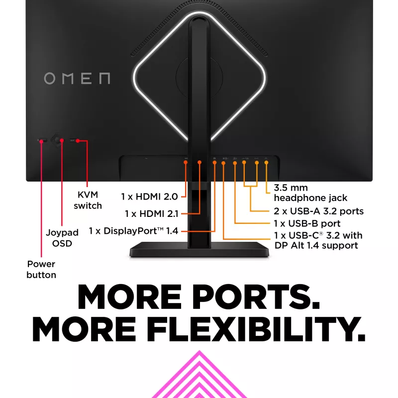 OMEN by HP 27-tolline UHD 144Hz mängumonitor - OMEN 27k