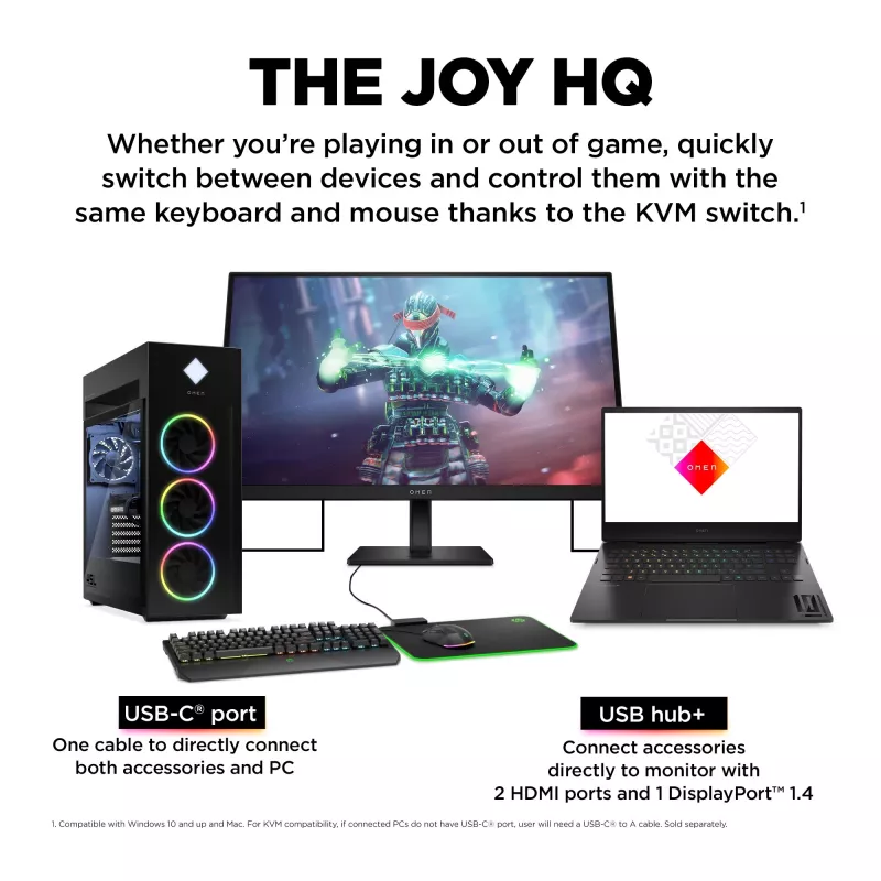 OMEN by HP 27-tolline UHD 144Hz mängumonitor - OMEN 27k