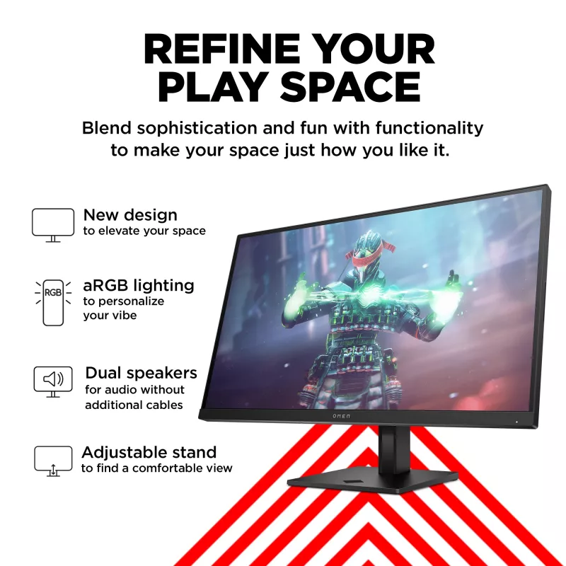 OMEN by HP 27-tolline UHD 144Hz mängumonitor - OMEN 27k