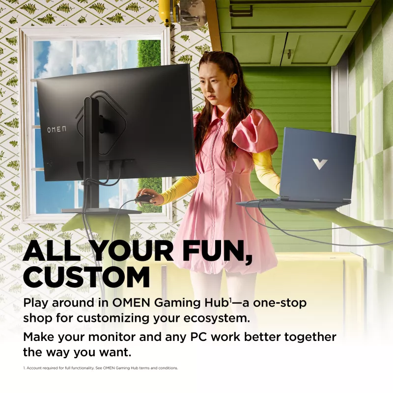 OMEN by HP 31,5-tolline QHD 165Hz kumer mängurimonitor - OMEN 32c