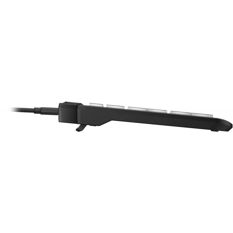 HP 405 mitme seadme jaoks taustvalgustusega juhtmega klaviatuur, täissuuruses (100%), juhtmega, USB, membraan, must