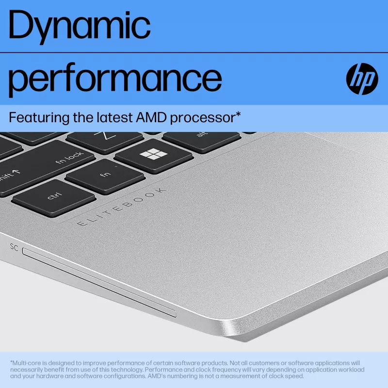 HP EliteBook 645 G10 AMD Ryzen™ 5 7530U sülearvuti 35,6 cm (14 tolli) Full HD 8 GB DDR4-SDRAM 256 GB SSD Wi-Fi 6E (802.11ax) Windows 11 Pro hõbedane
