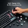 Lineaarne mehaaniline klaviatuurilüliti KINGSTON HyperX 85U07AA 45 g rakendusjõuga