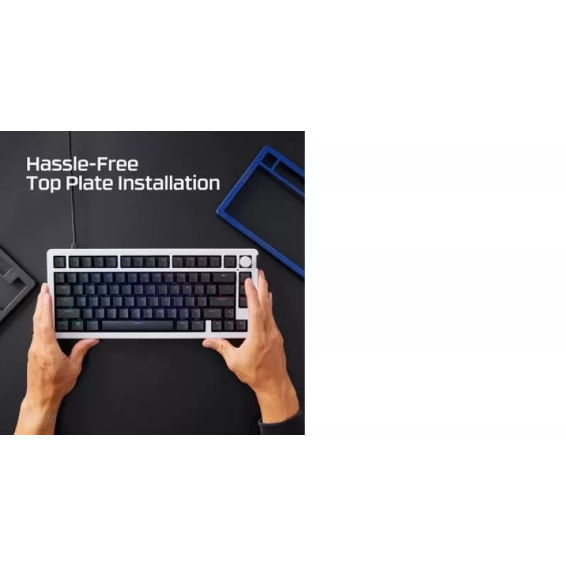 Mehaanilise klaviatuuri pealisplaat KINGSTON HyperX Alloy Rise tumesinine (mudel 85U10AA)
