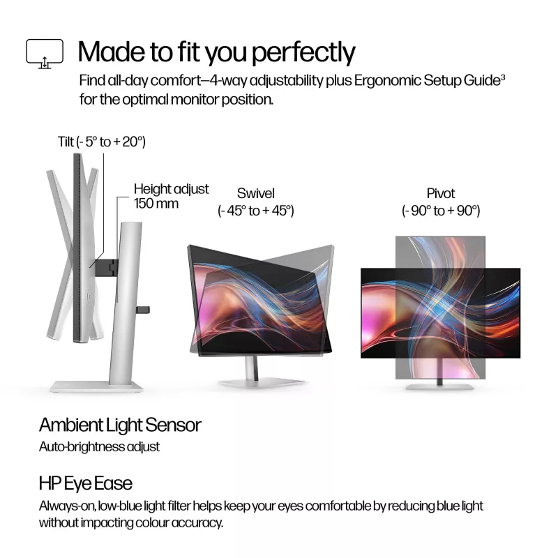 HP Series 7 Pro 27-tolline QHD Thunderbolt 4 monitor - 727pu