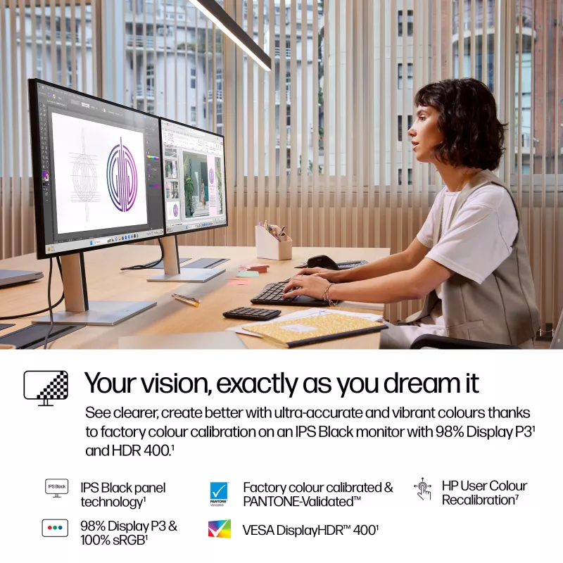 HP Series 7 Pro 27-tolline QHD Thunderbolt 4 monitor - 727pu