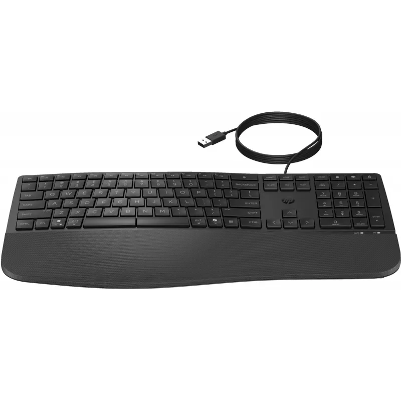 Juhtmega täissuuruses klaviatuur HP 485 Comfort USB-ühenduse ja 23 programmeeritava klahviga