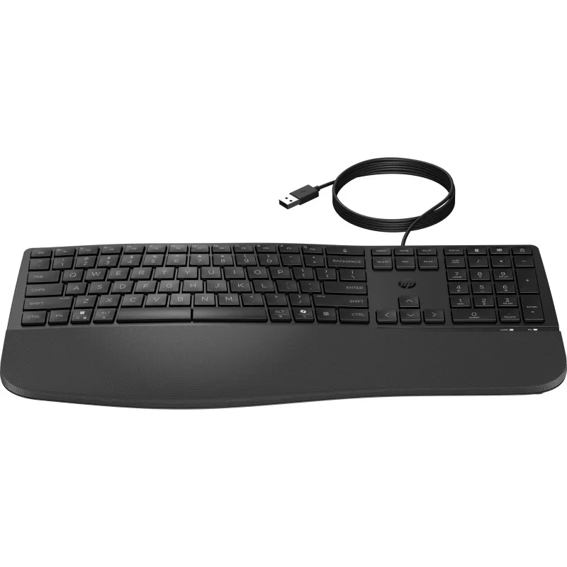 Juhtmega täissuuruses klaviatuur HP 485 Comfort USB-ühenduse ja 23 programmeeritava klahviga