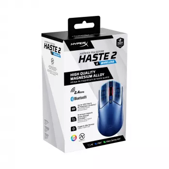 Juhtmevaba mängurihiir HP HyperX Pulsefire Haste 2 S mereväesinine 64g Li-Ion