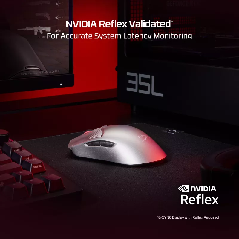 Juhtmevaba mängurihiir HP HyperX Pulsefire Haste 2 S mereväesinine 64g Li-Ion