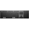 Juhtmevaba laetav täissuuruses QWERTY-klaviatuur HP 725 — mudel 9T5B2AA#UUW