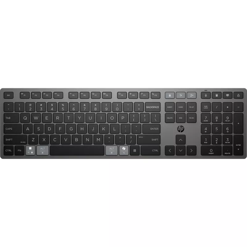 Juhtmevaba laetav täissuuruses QWERTY-klaviatuur HP 725 — mudel 9T5B2AA#UUW