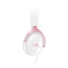 HyperX Cloud III – mänguri peakomplekt (valge/roosa)